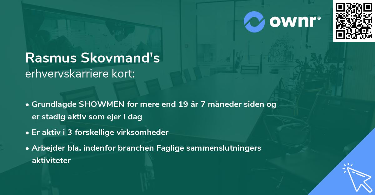 Rasmus Skovmand's erhvervskarriere kort