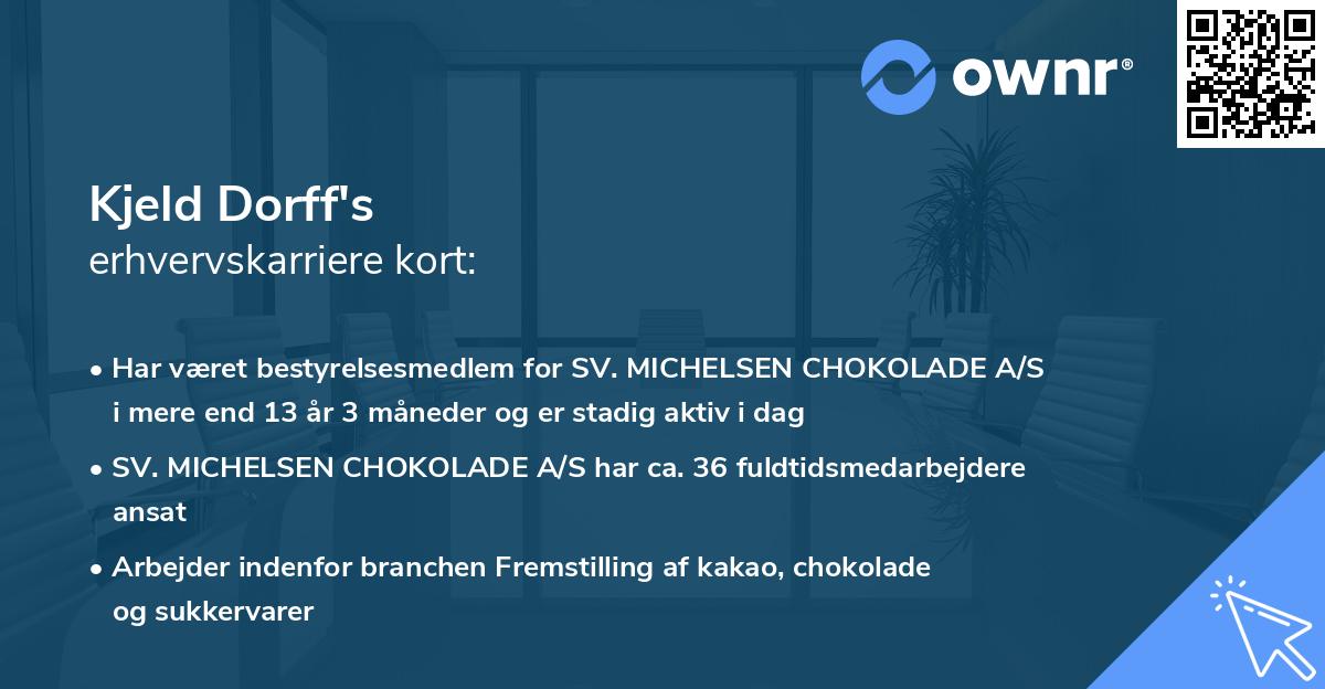 Kjeld Dorff's erhvervskarriere kort