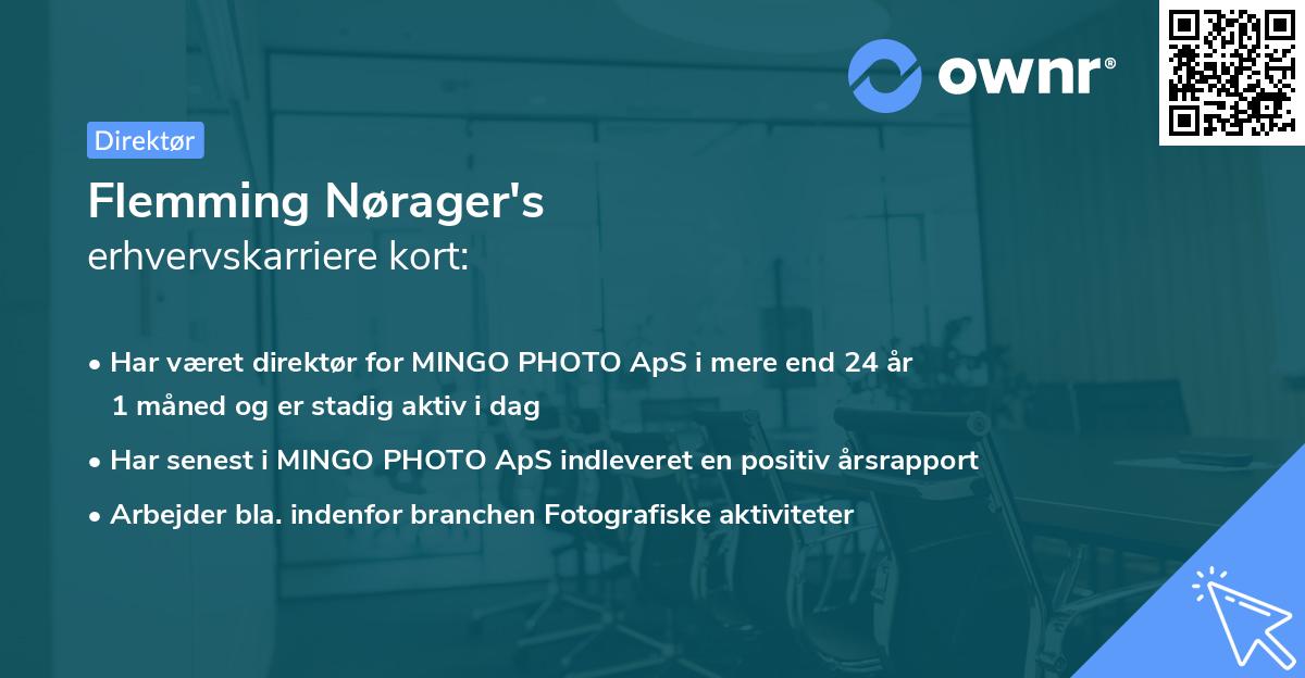 Flemming Nørager's erhvervskarriere kort