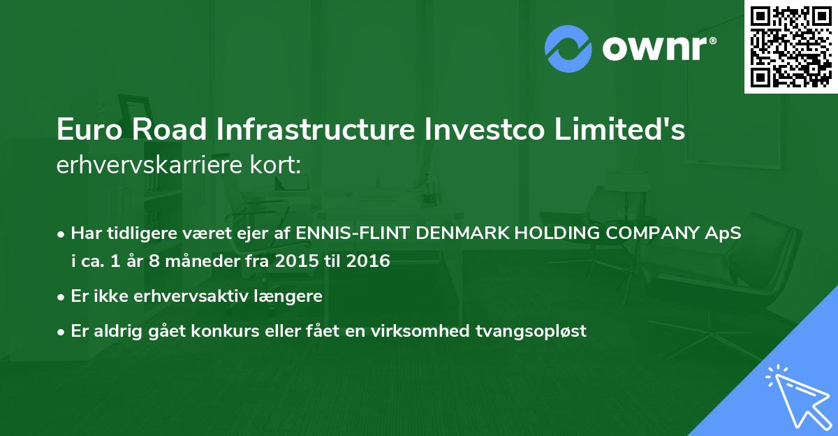 Euro Road Infrastructure Investco Limited's erhvervskarriere kort