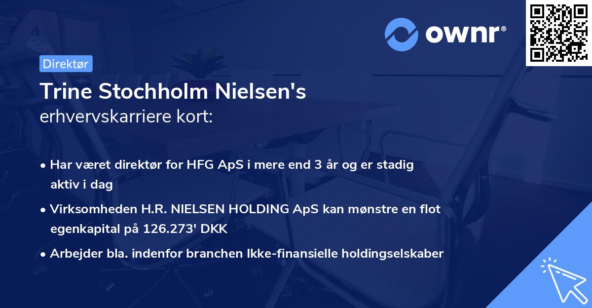 Trine Stochholm Nielsen's erhvervskarriere kort