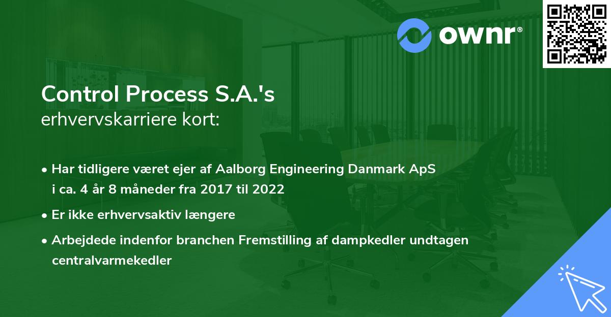 Control Process S.A.'s erhvervskarriere kort