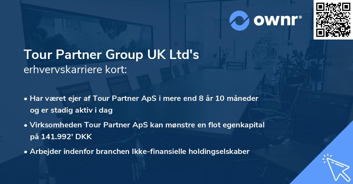Tour Partner Group UK Ltd's erhvervskarriere kort