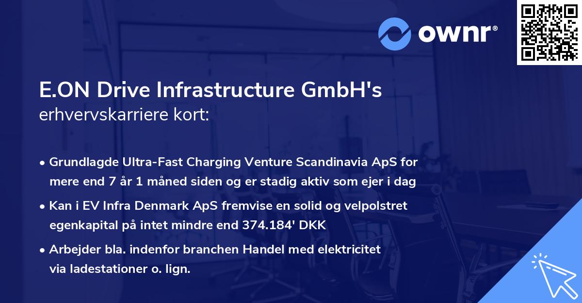 E.ON Drive Infrastructure GmbH's erhvervskarriere kort