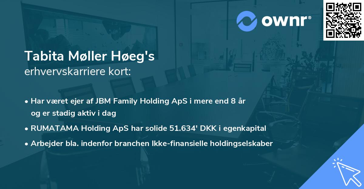 Tabita Møller Høeg's erhvervskarriere kort