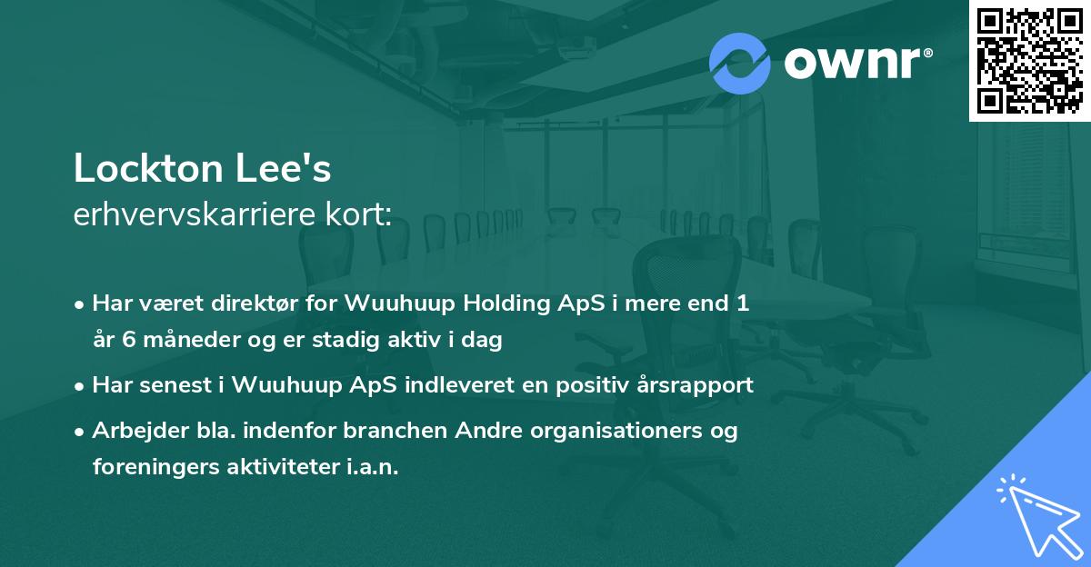 Lockton Lee's erhvervskarriere kort