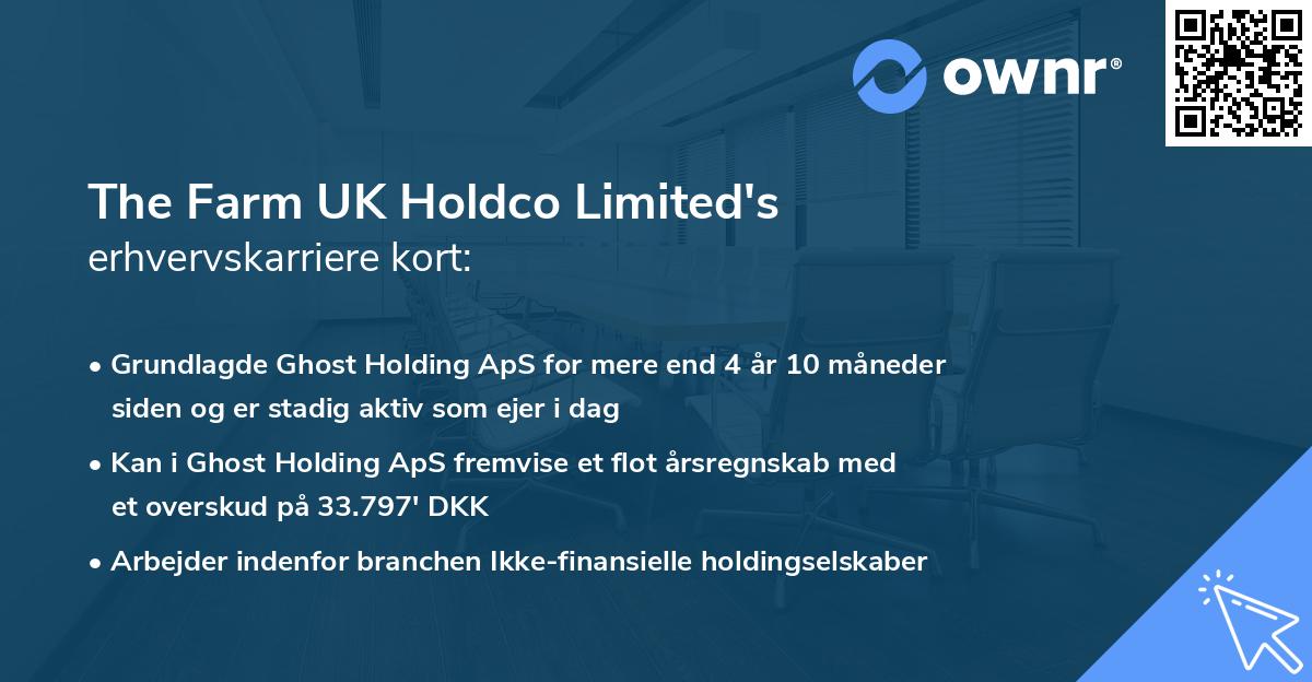 The Farm UK Holdco Limited's erhvervskarriere kort