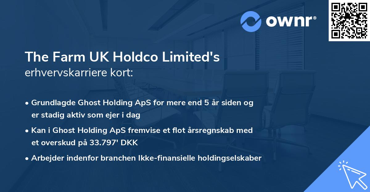 The Farm UK Holdco Limited's erhvervskarriere kort