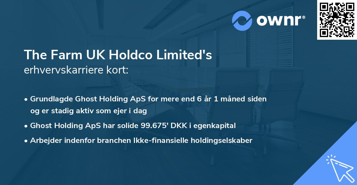The Farm UK Holdco Limited's erhvervskarriere kort