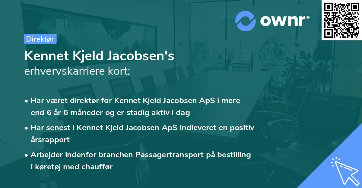 Kennet Kjeld Jacobsen's erhvervskarriere kort