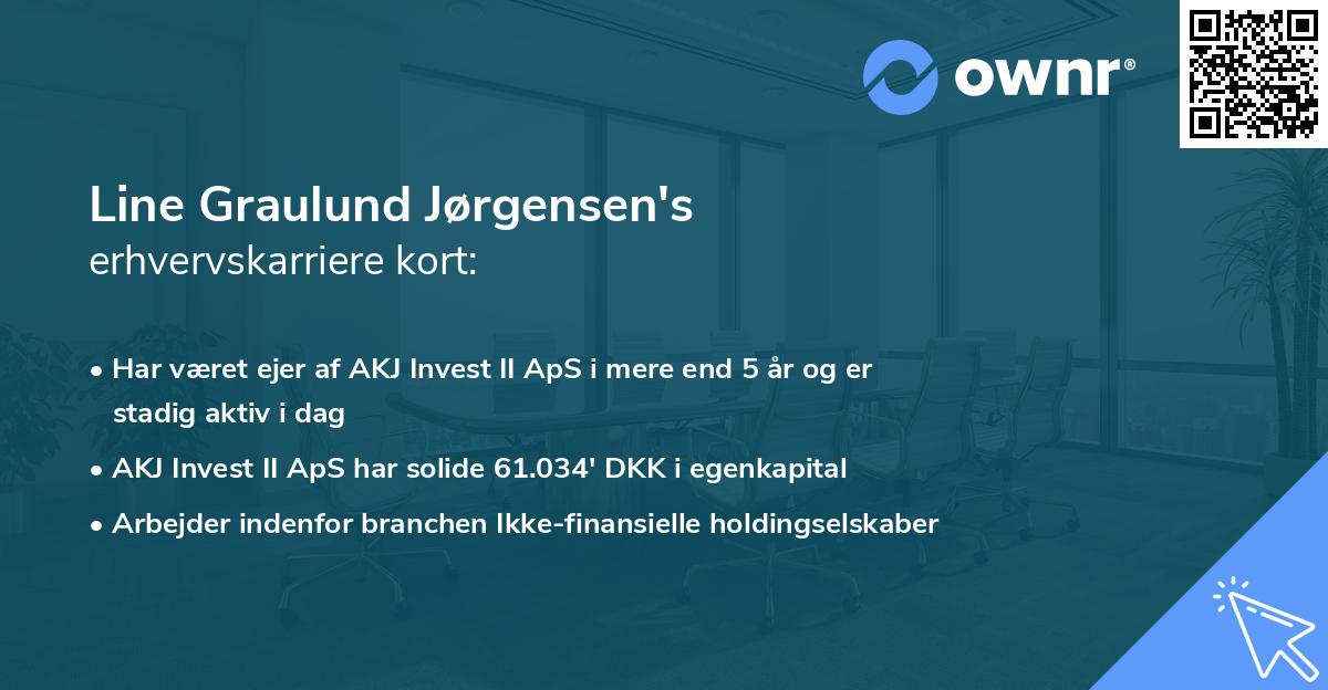 Line Graulund Jørgensen's erhvervskarriere kort
