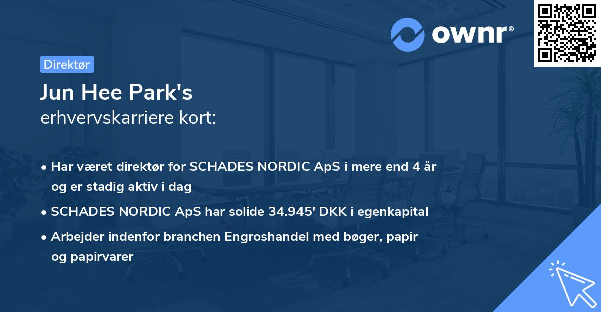 Jun Hee Park's erhvervskarriere kort
