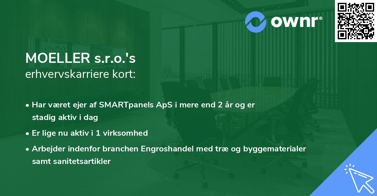 MOELLER s.r.o.'s erhvervskarriere kort