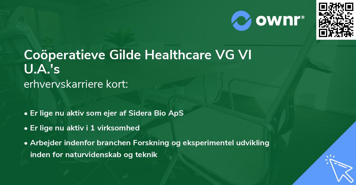 Coöperatieve Gilde Healthcare VG VI U.A.'s erhvervskarriere kort
