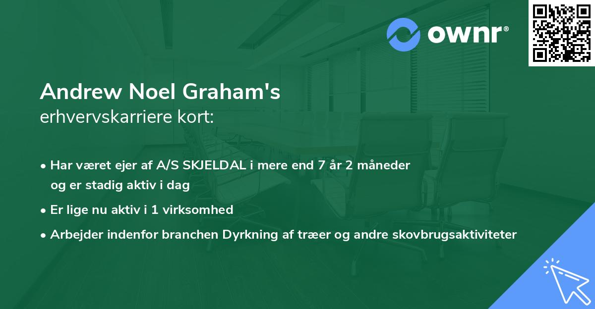 Andrew Noel Graham's erhvervskarriere kort