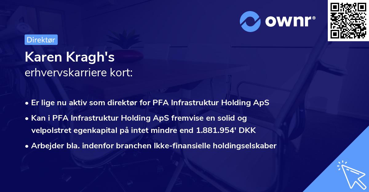 Karen Kragh's erhvervskarriere kort