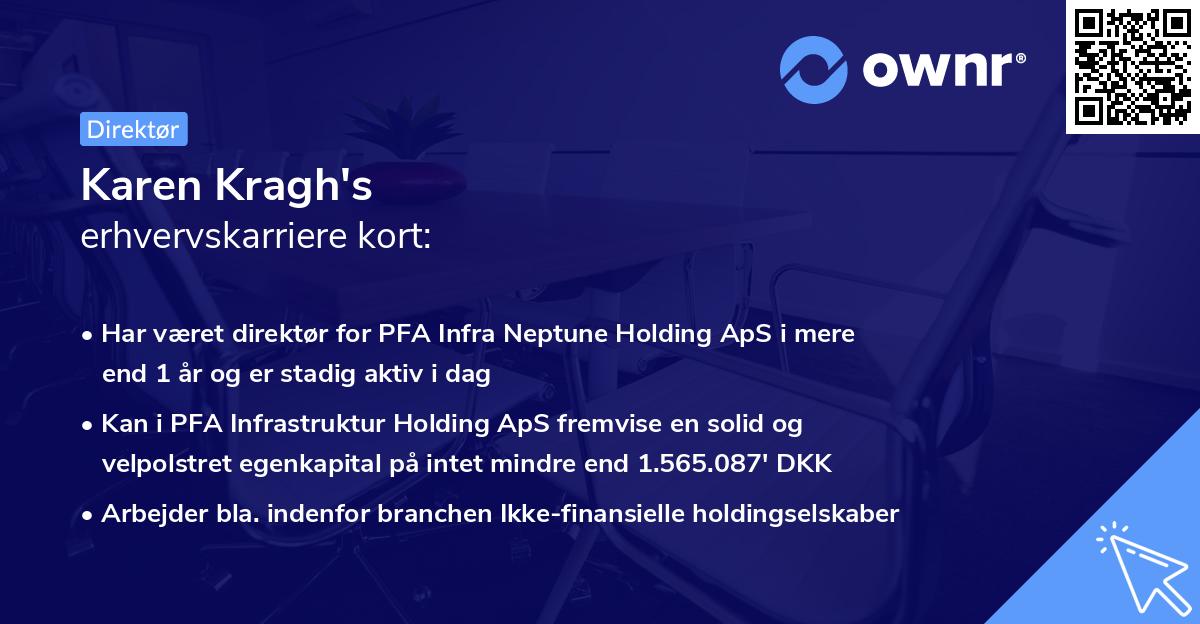 Karen Kragh's erhvervskarriere kort
