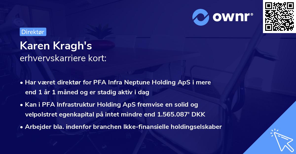 Karen Kragh's erhvervskarriere kort