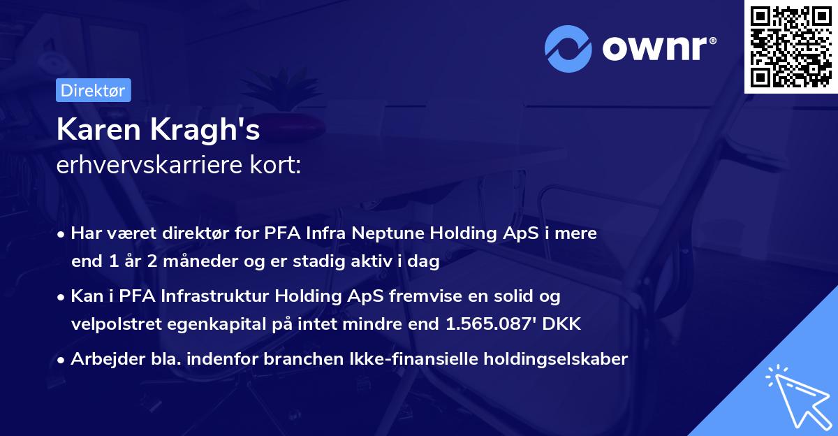 Karen Kragh's erhvervskarriere kort