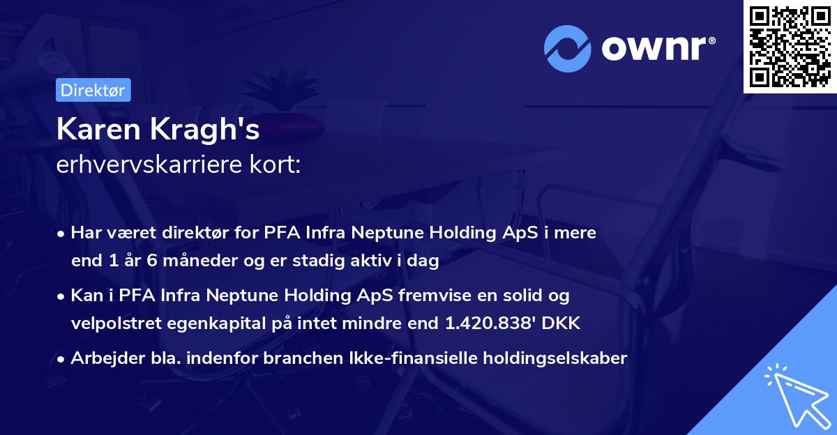 Karen Kragh's erhvervskarriere kort