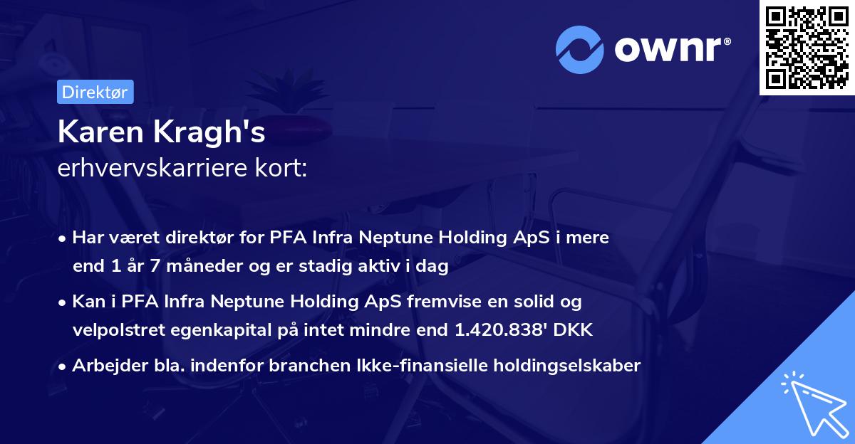 Karen Kragh's erhvervskarriere kort