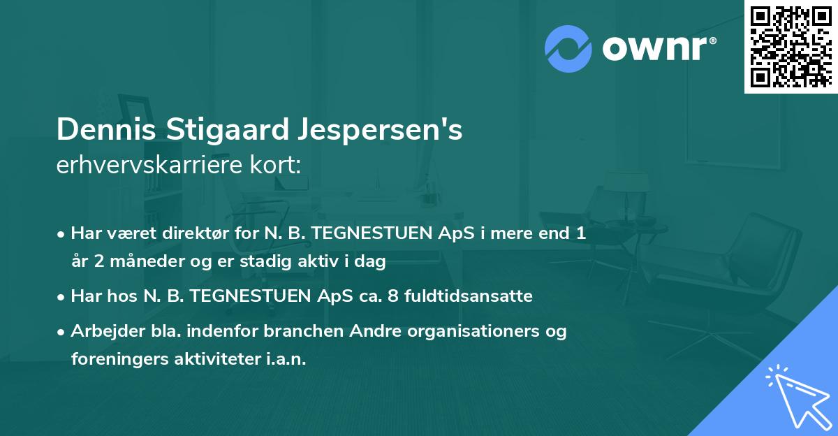 Dennis Stigaard Jespersen's erhvervskarriere kort