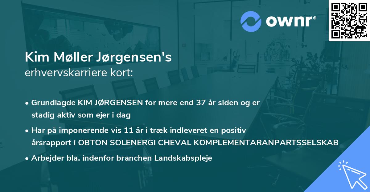 Kim Møller Jørgensen's erhvervskarriere kort
