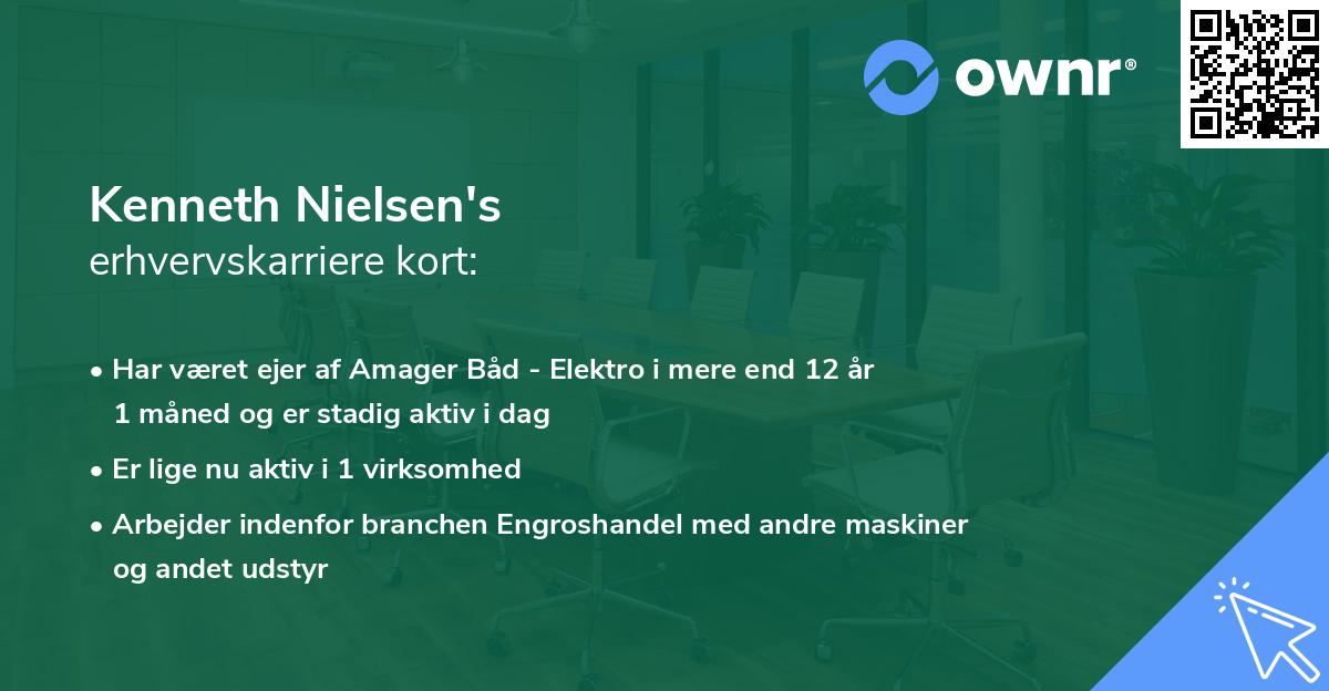 Kenneth Nielsen's erhvervskarriere kort
