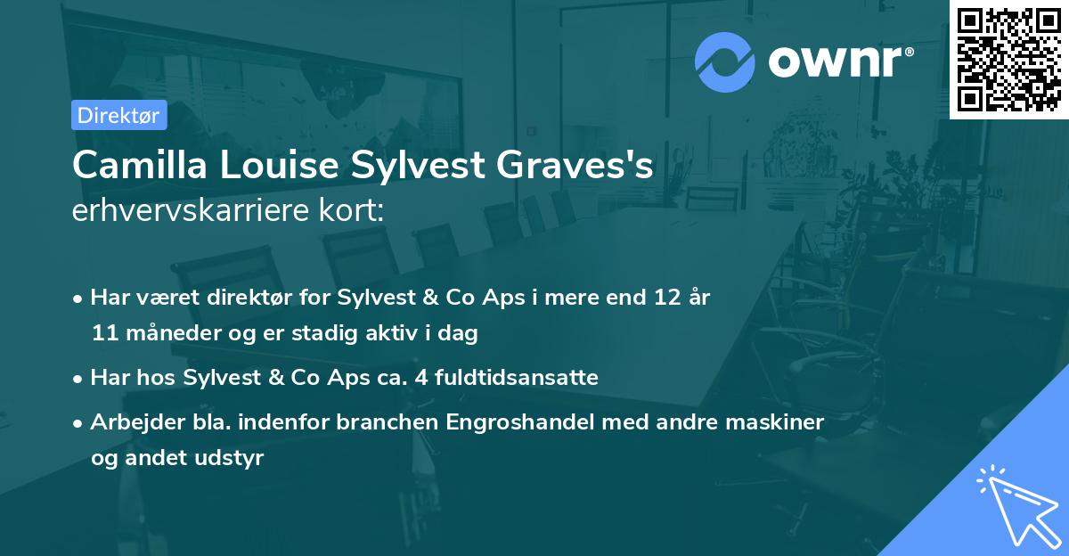 Camilla Louise Sylvest Graves's erhvervskarriere kort