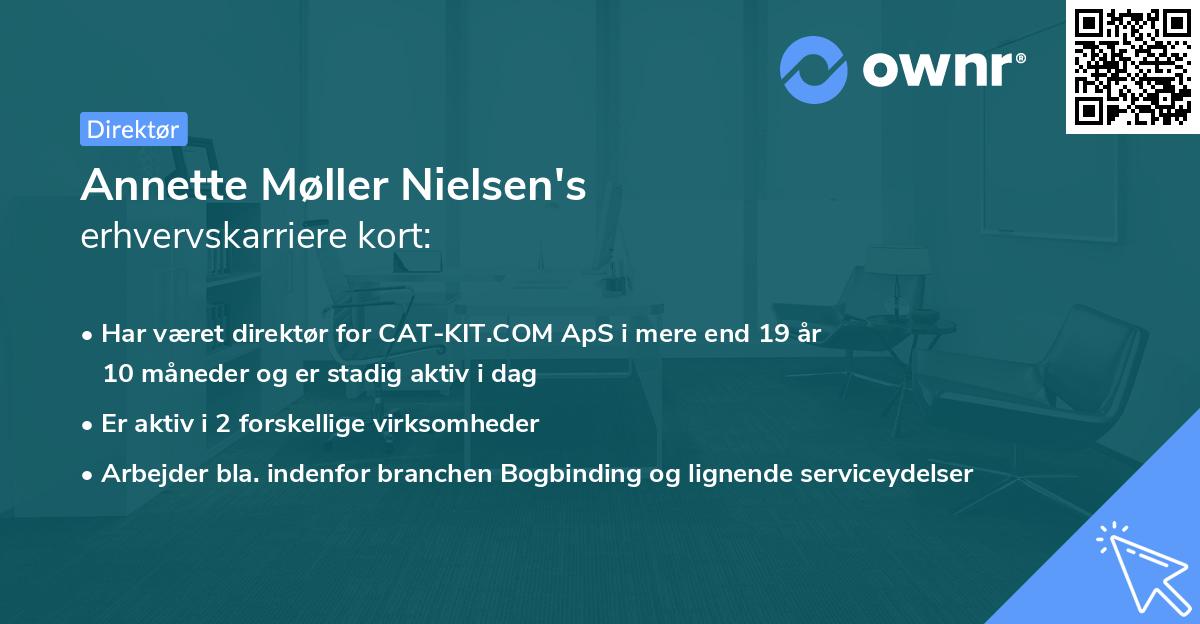 Annette Møller Nielsen's erhvervskarriere kort