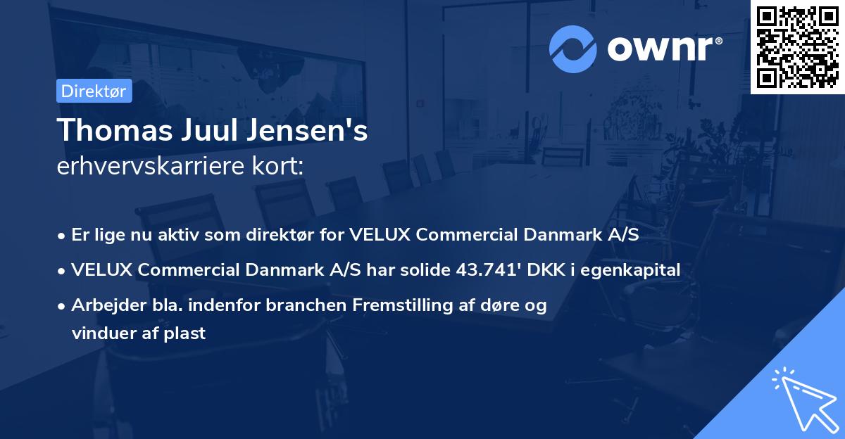 Thomas Juul Jensen's erhvervskarriere kort