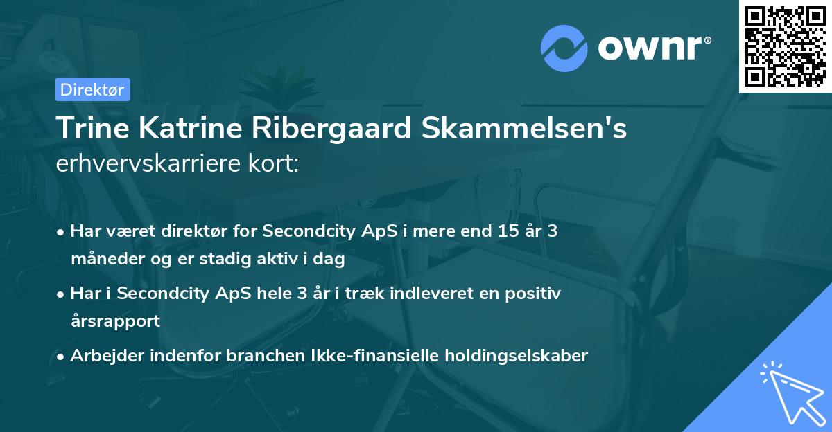 Trine Katrine Ribergaard Skammelsen's erhvervskarriere kort