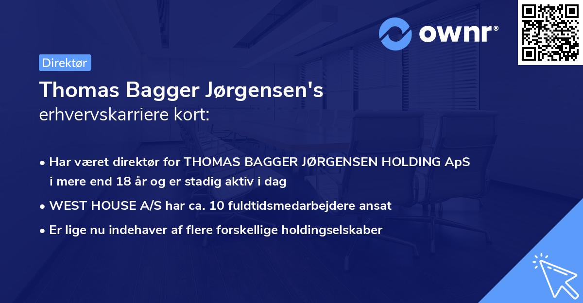 Thomas Bagger Jørgensen's erhvervskarriere kort