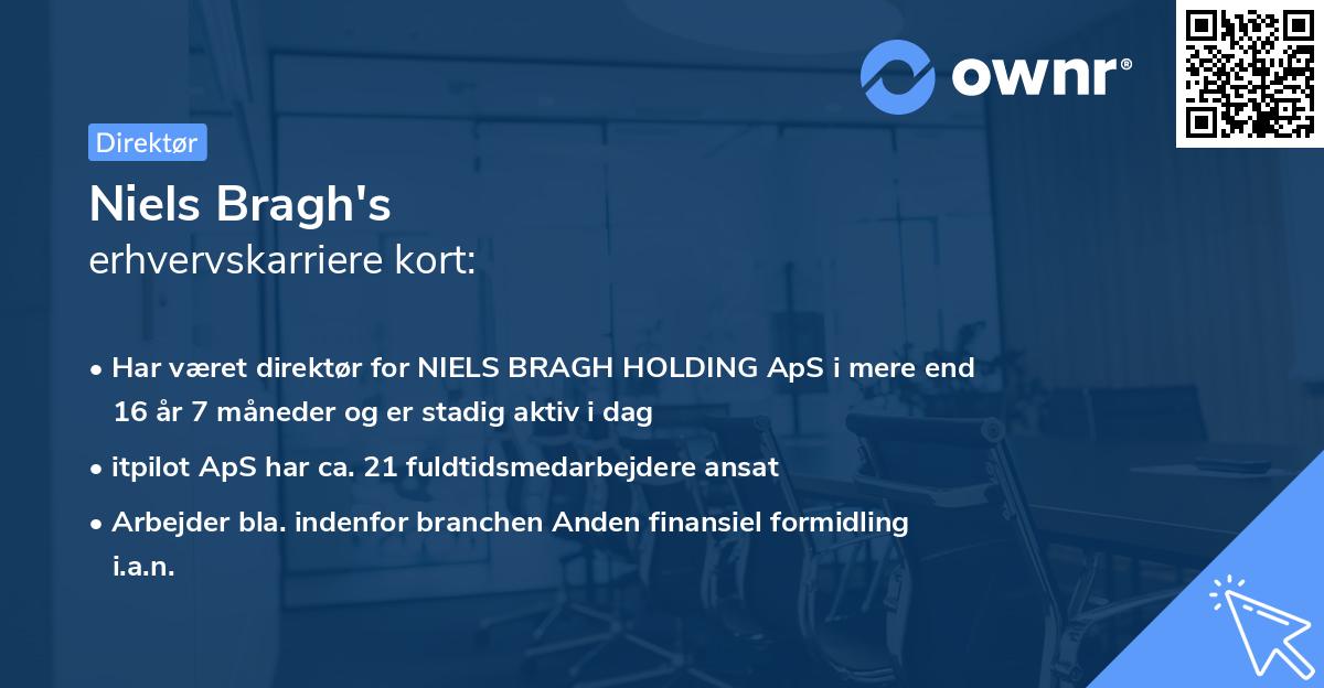 Niels Bragh's erhvervskarriere kort