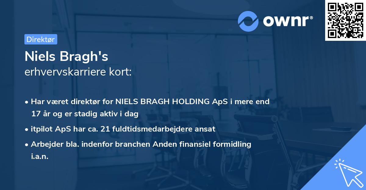 Niels Bragh's erhvervskarriere kort