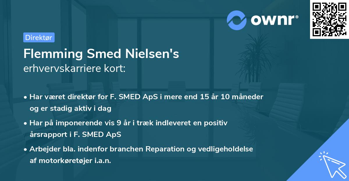 Flemming Smed Nielsen's erhvervskarriere kort