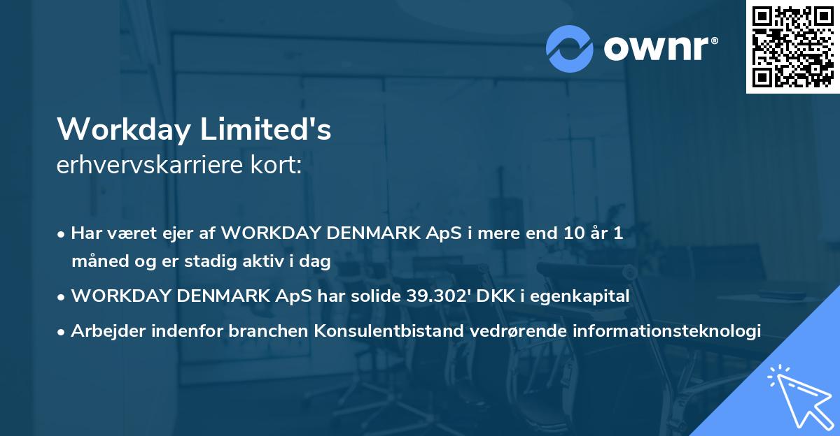 Workday Limited's erhvervskarriere kort