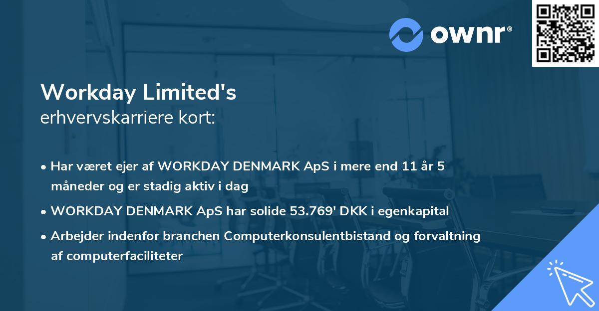 Workday Limited's erhvervskarriere kort