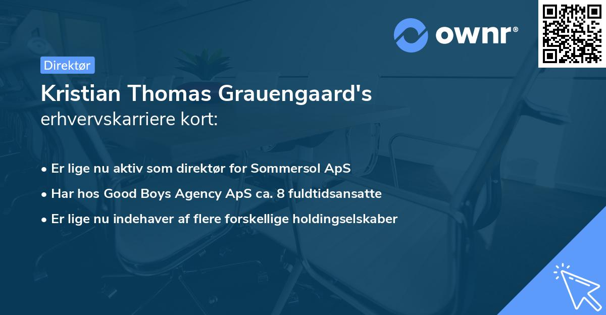 Kristian Thomas Grauengaard's erhvervskarriere kort