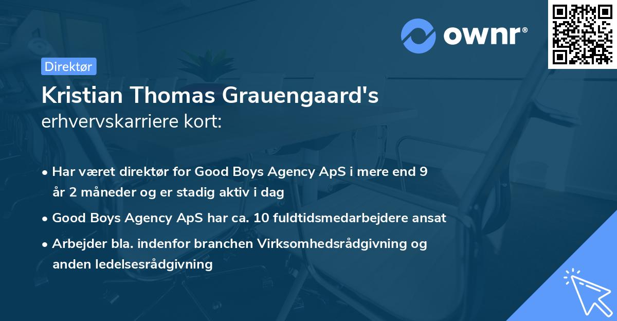 Kristian Thomas Grauengaard's erhvervskarriere kort