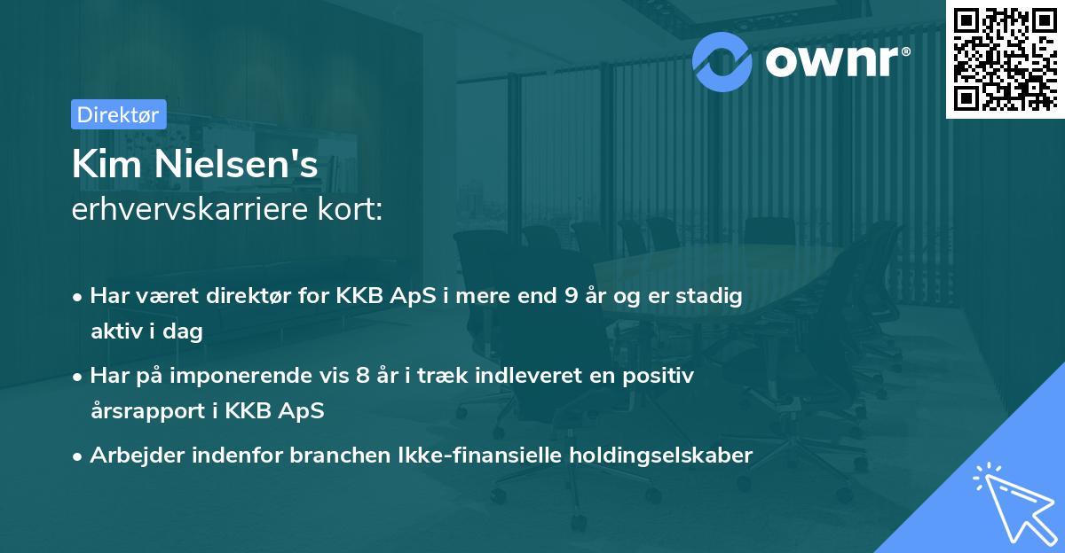 Kim Nielsen's erhvervskarriere kort