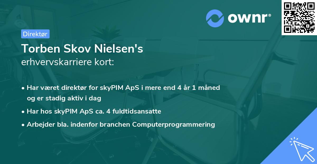 Torben Skov Nielsen's erhvervskarriere kort