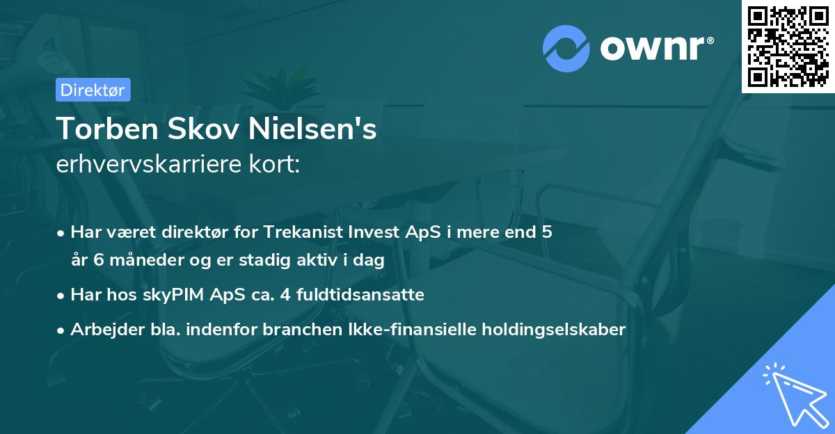 Torben Skov Nielsen's erhvervskarriere kort