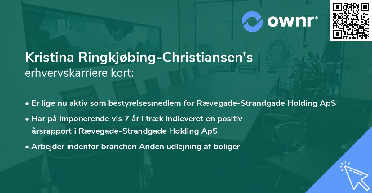 Kristina Ringkjøbing-Christiansen's erhvervskarriere kort
