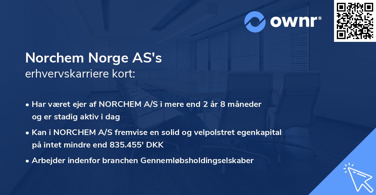 Norchem Norge AS's erhvervskarriere kort