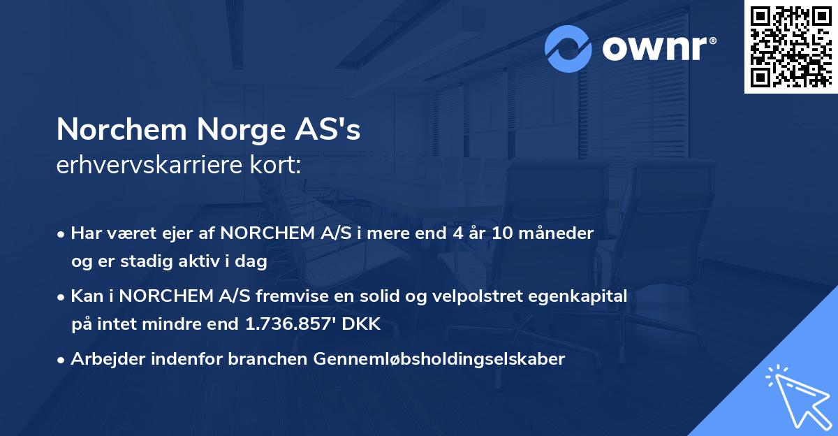 Norchem Norge AS's erhvervskarriere kort
