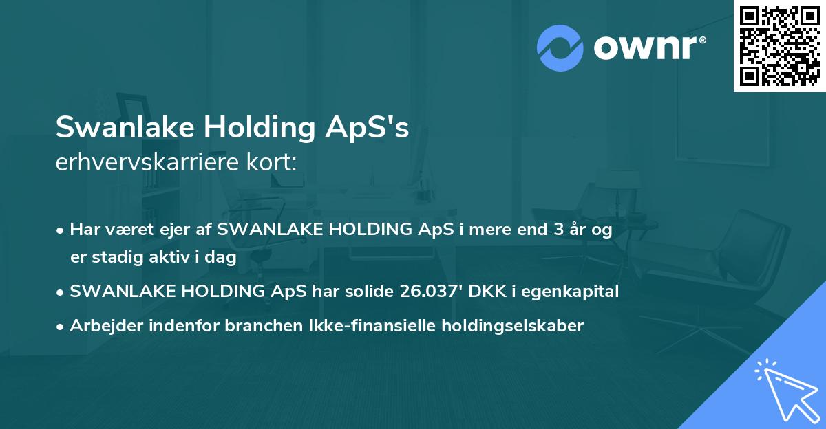Swanlake Holding ApS's erhvervskarriere kort