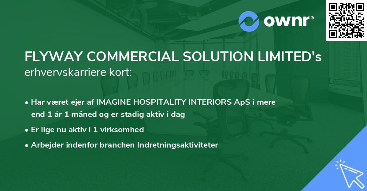 FLYWAY COMMERCIAL SOLUTION LIMITED's erhvervskarriere kort