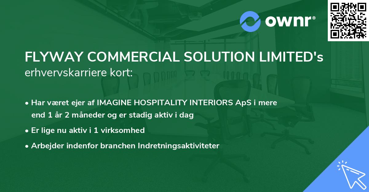 FLYWAY COMMERCIAL SOLUTION LIMITED's erhvervskarriere kort
