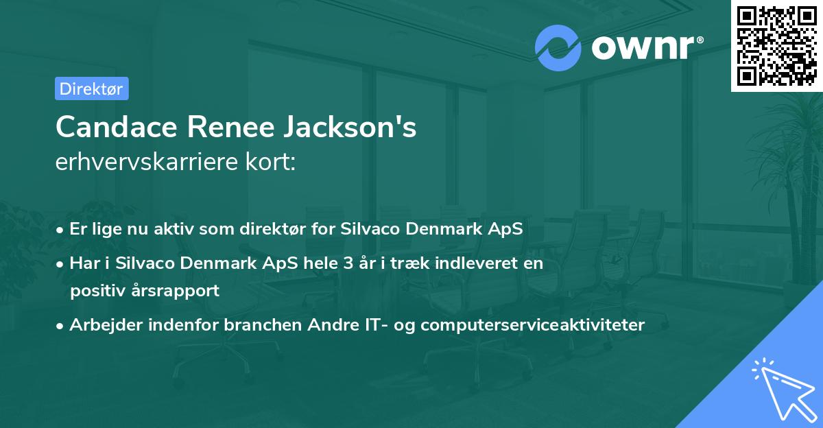 Candace Renee Jackson's erhvervskarriere kort